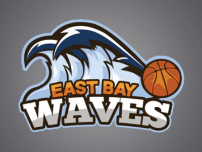 The official logo of East Bay Waves