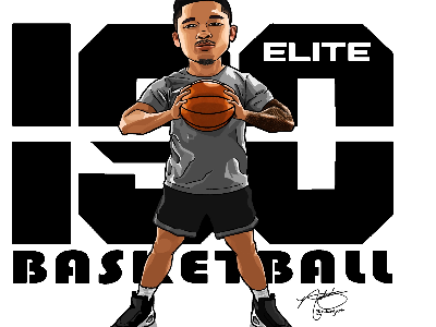 The official logo of ISO elite basketball